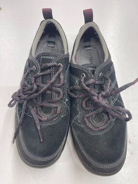 Merrell Mimosa Glee walking shoes in black suede